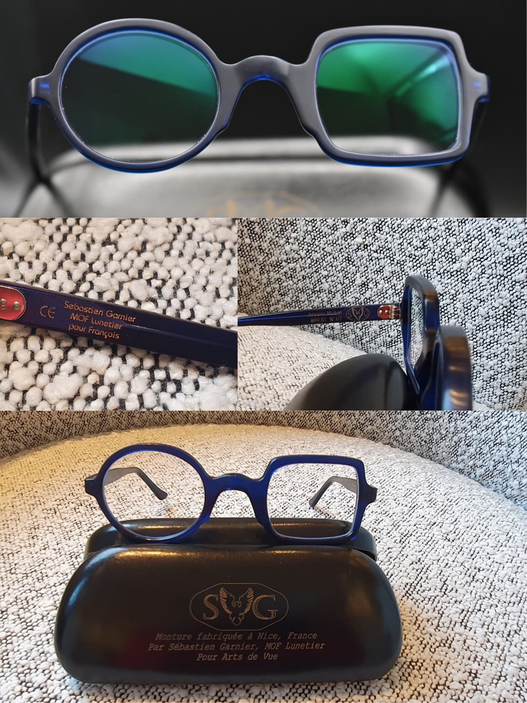 🤩Mon client savait exactement la monture 👓qu'il souhaitait. Sébastien Garnier a réalisé cette magnifique lunette sur m